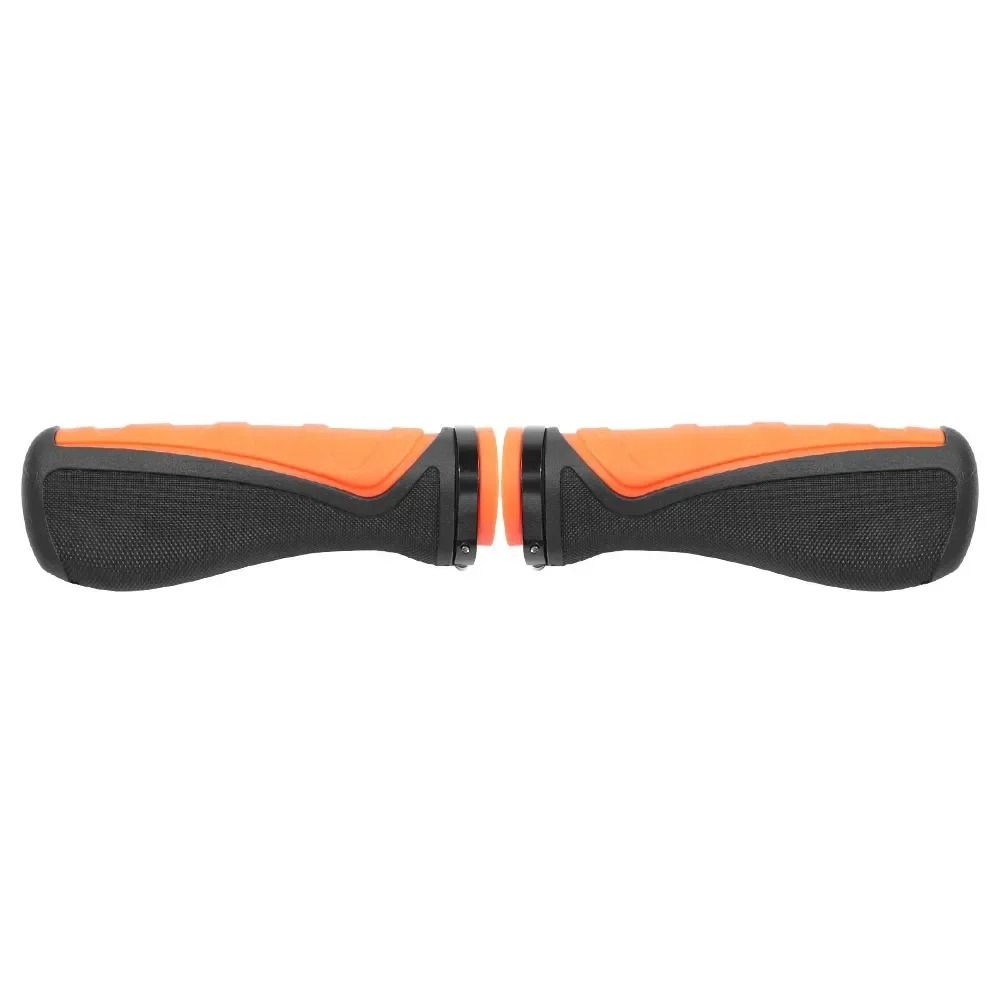Orange Black Cycling Handle Grips Soft Rubber Electric Scooter Handlebar  Cycling Accessories