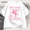 Chappell Roan T Shirt Pink Pony Club Tshirt Midwest Princess Tour Band Concert Musice Tee Short Sleeve T-shirt Clothes