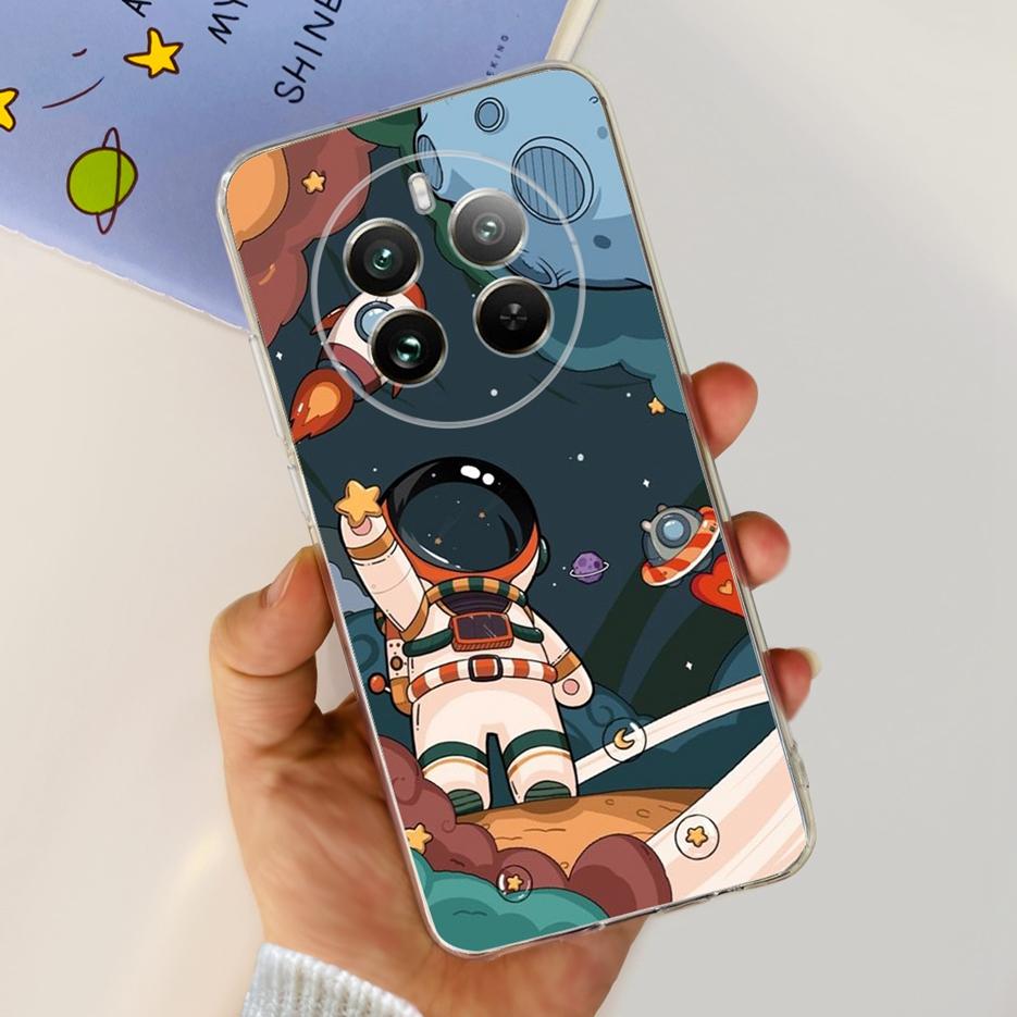 Чехол для Realme 12 Pro Plus RMX3840 Роскошный Расписной Чехол Мягкий Силиконовый Чехол для Телефона Для Realme 12 Pro Realme12 Pro+ Fundas Бампер