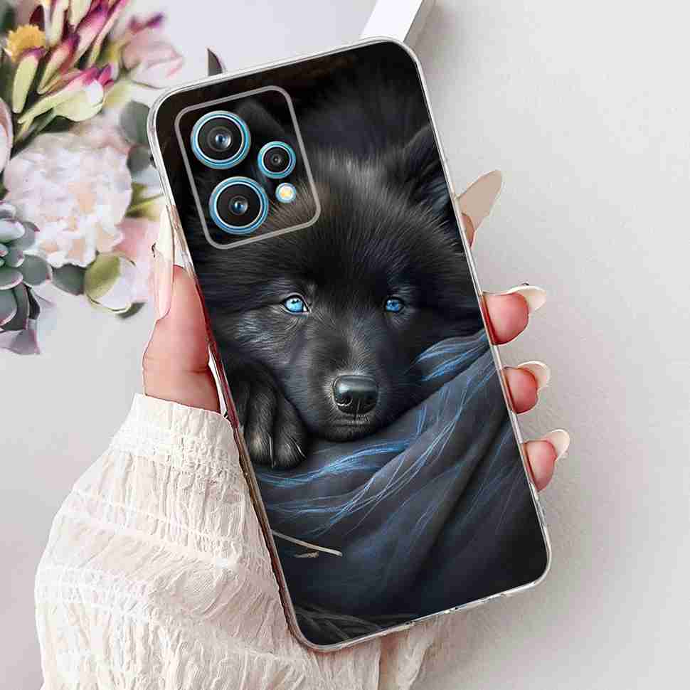 For Oppo Realme 9 Pro+ RMX3392 Case Fashion Painting Soft Silicone Cover For Realme 9Pro Plus RMX3393 6.43" Flower Phone Shell