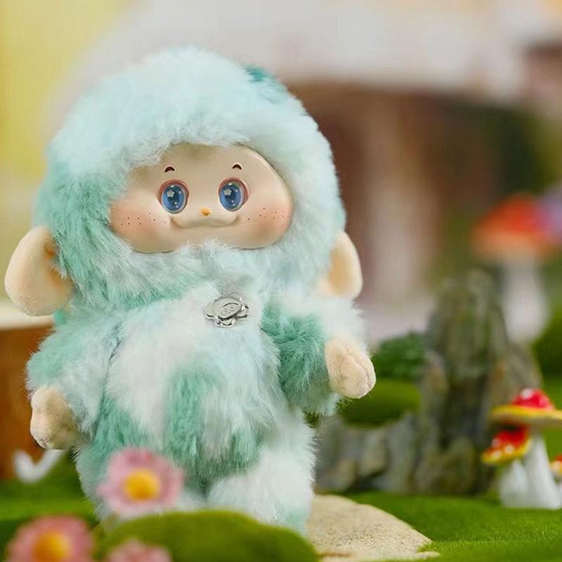 Слепая коробка Пимомо Плюшевая серия Милая виниловая кукла Сумка Настоящий подвеска Коробка Игрушка Настольное украшение Коллекция Детский сюрприз Тайные подарки