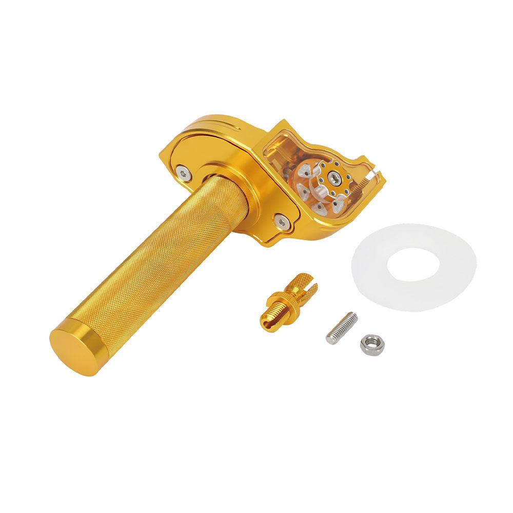 7/8''22mm Motorcycle Accelerator Handlebar Throttle Visible Twist Grip Universal CNC Aluminum For Pit Dirt Bike Motocross ATV