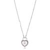 925 Sterling Silver Pan Model Hearts of Winter Forever Vintage Allure Fairytale Tiara Glamour Necklace for Women
