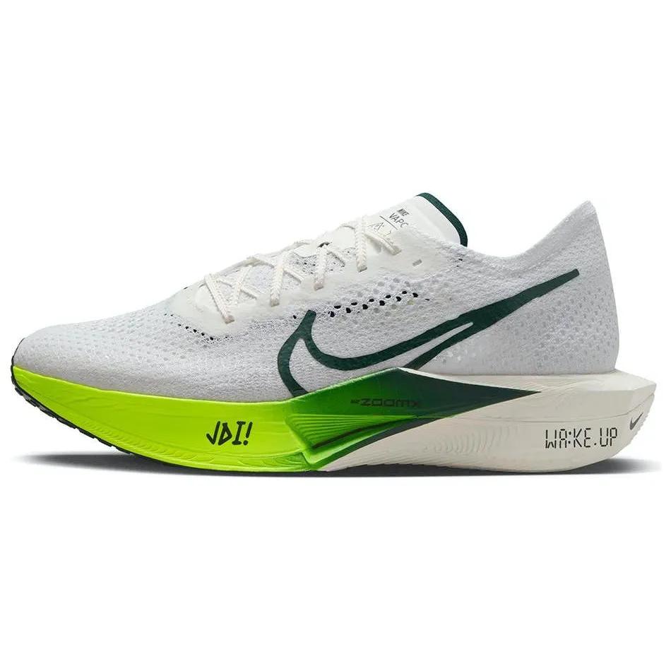 Nike ZoomX VaporFly Next% 3 'Wake Up Pack' (Unisex) White / Pro Green / Volt / Sail / Black Running Shoes FZ4017 100