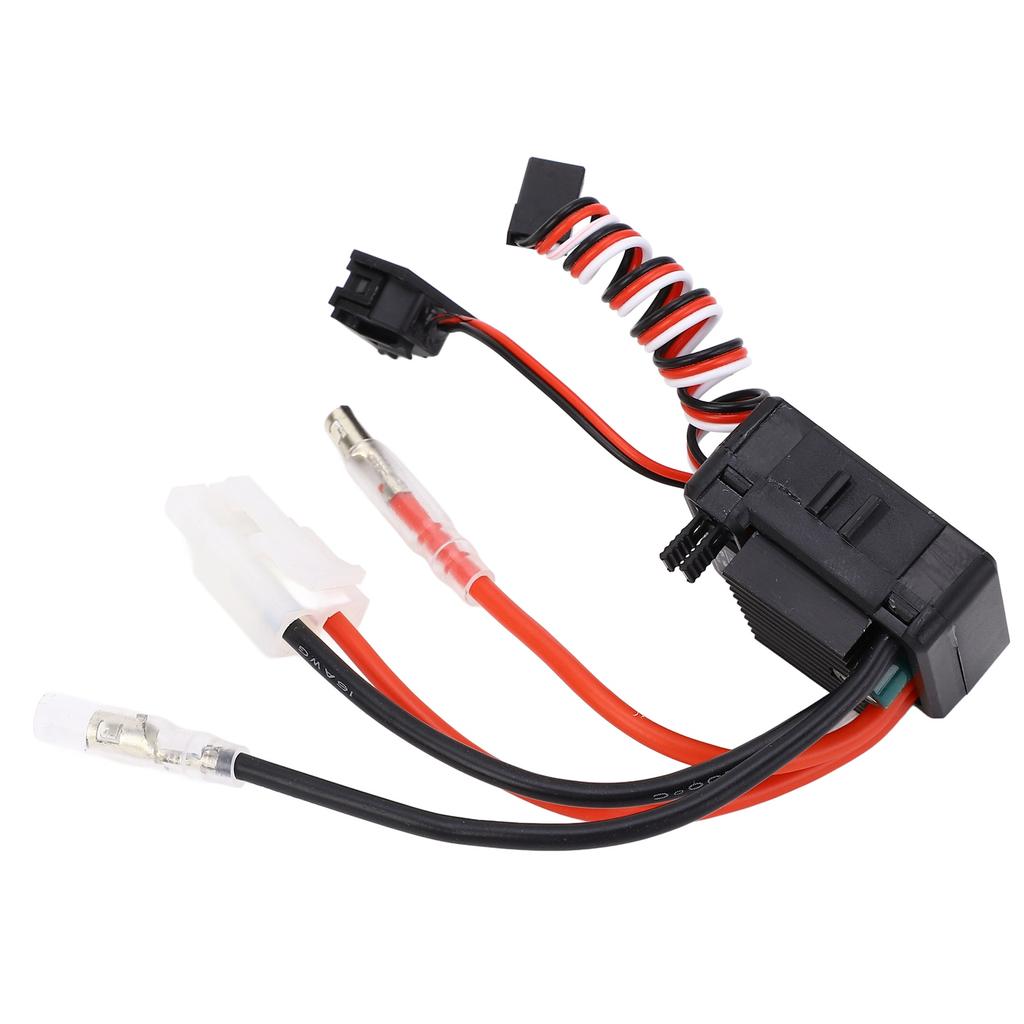 60A Brushed ESC Waterproof Dustproof Electronic Speed Controller for 110 RC Cars Boats