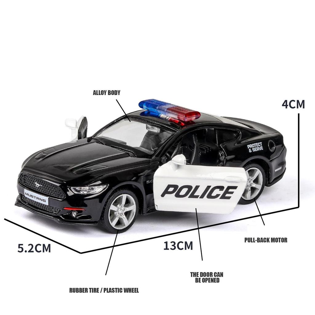 fsbn3 1/36 Ford Bronco Mustang GT F-150 Toy Car Model For Children RMZ CiTY Diecast Metal Miniature Pull Back Collection Gift Kid Boys