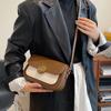 2024 Новая маленькая нишевая сумка под мышками, простая и модная сумка-багет, высококачественная ретро-сумка через плечо на одно плечо