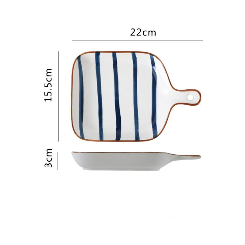 Керамическая форма для выпечки «Пномпень», салатницы, миска для запекания сыра на гриле с ручкой, кухонный инструмент для выпечки в духовке, керамическая пластина для закусок