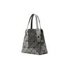 ISSEY MIYAKE CARAT Polyester Blend Tote Bag, Shopping Bag, Handbag Women's Silver BB38-AG611-94