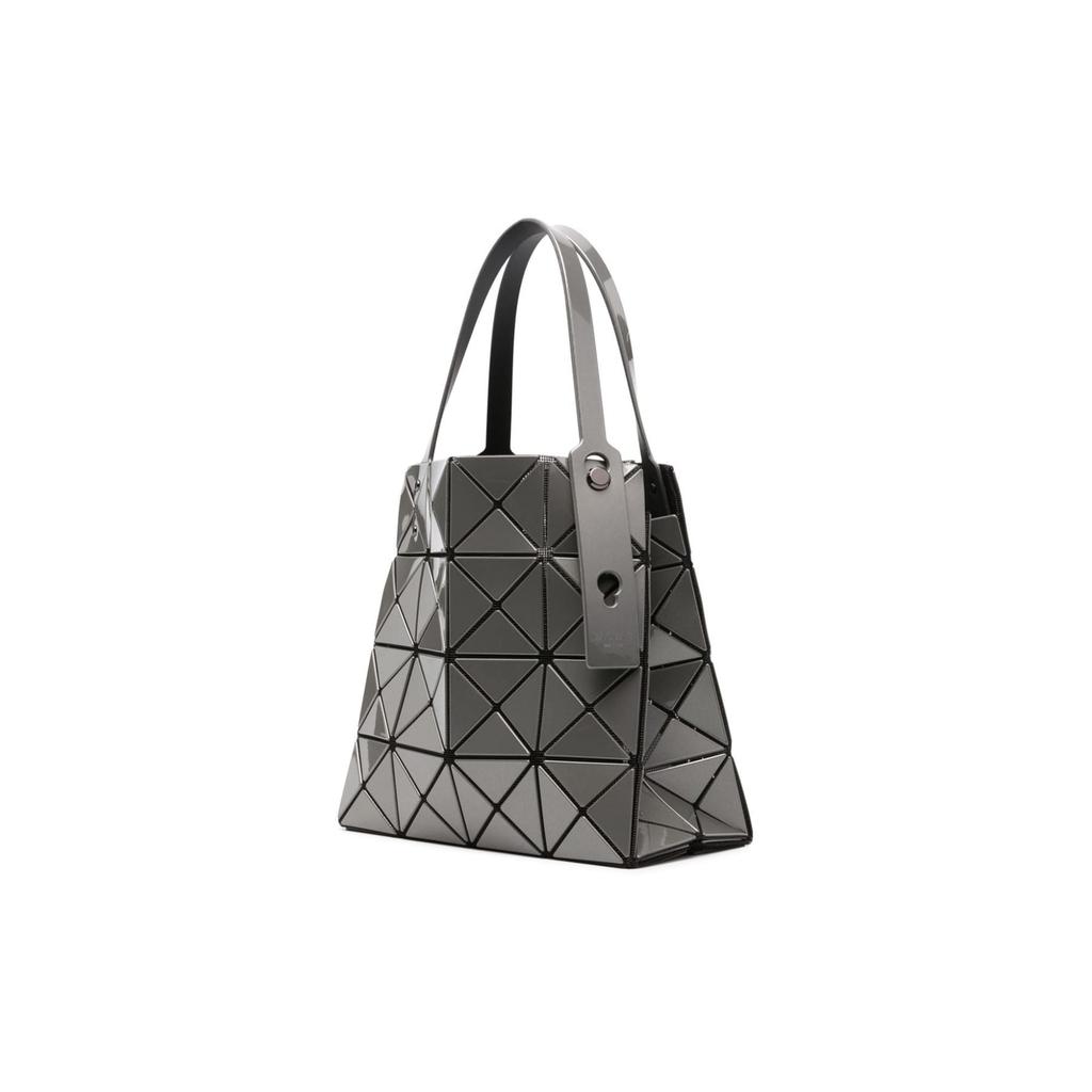 ISSEY MIYAKE CARAT Polyester Blend Tote Bag, Shopping Bag, Handbag Women's Silver BB38-AG611-94