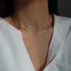 Trendy Snake Bone Necklace for Women: Stylish Internet Celebrity-Inspired Layering Summer Accessory with a Simple and Sturdy Chain.