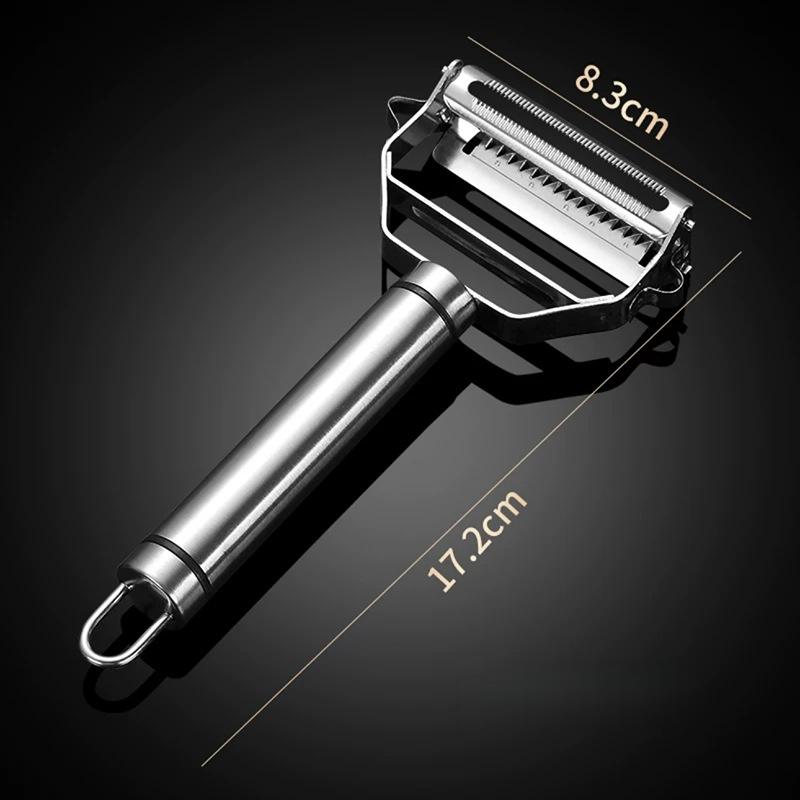 Efficient Kitchen Peeler and Grater Multifunctional Stainless Steel Tool for Hassle-Free Food Prep