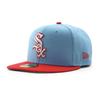 [New Era] Cap 59FIFTY Chicago White Sox MLB FITTED CAP CHICAGO WHITE SOX Light Blue 5950 Hat Size 7-34 [Used]