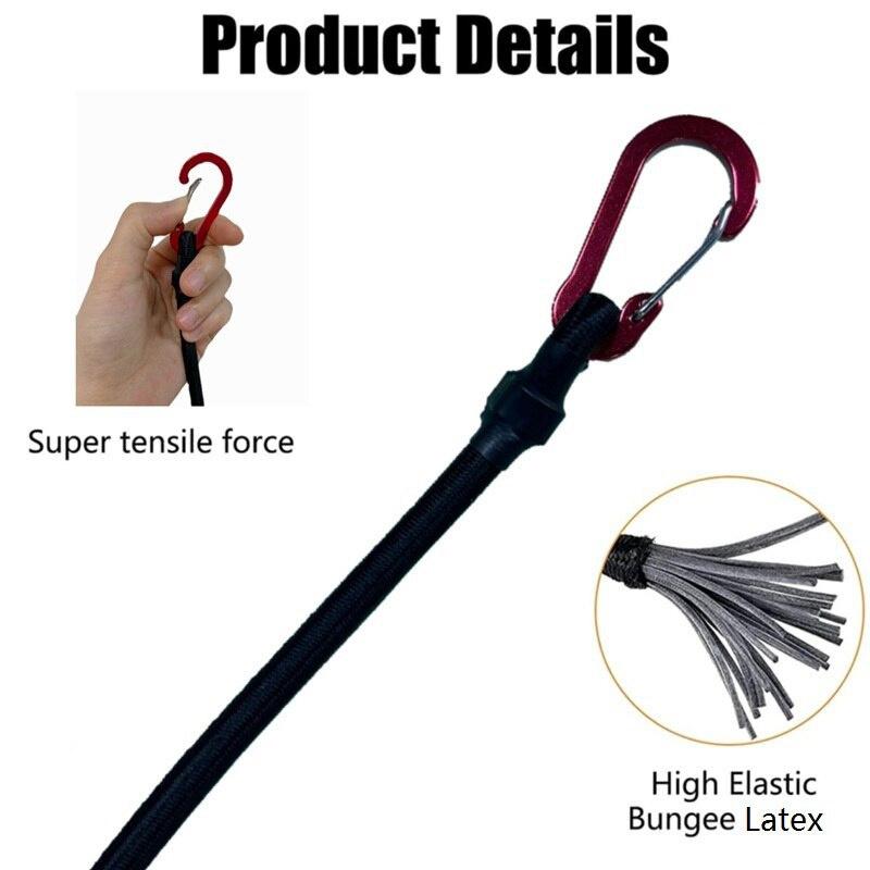 Мини-резиновые bungee-шнуры Сверхпрочные bungee-ремни Прочные эластичные стяжные ремни Для палаток Груза Каяка Лодки Тенты Багажа