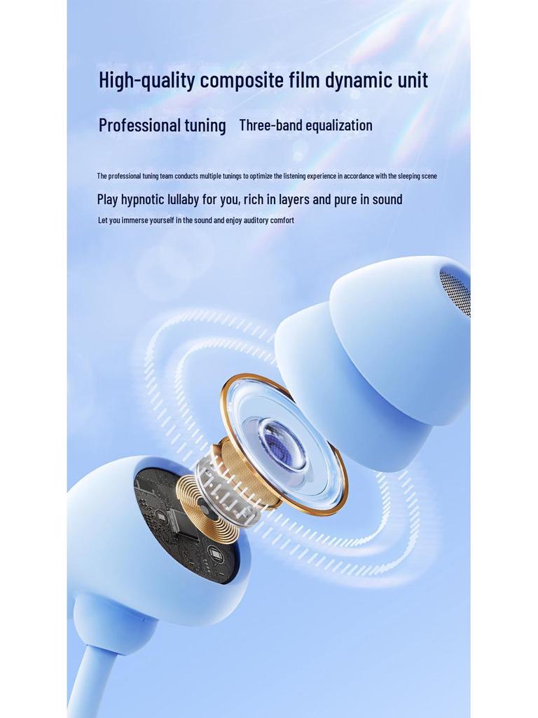 Мягкие силиконовые наушники для сна с шумоподавлением Remax — совместимы с устройствами Apple.