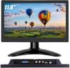 Inch LCD Small Monitor HDMI VGA BNC AV Various Connections Full Field of View Sub Display Speaker Japanese Menu 11.6 19201080 Built-in