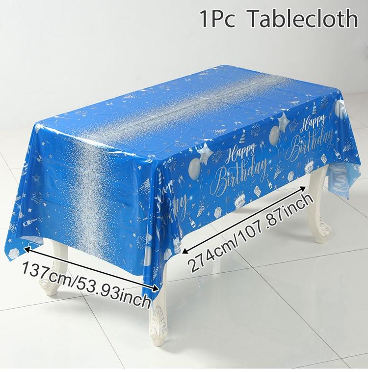 С Днем Рождения, напечатанная водонепроницаемая скатерть, скатерть для дня рождения, для детского душа, дня рождения, вечеринки, декора, домашнего обеденного стола