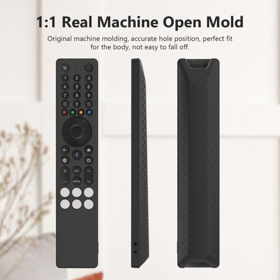 Силиконовый чехол для пульта дистанционного управления Защитный чехол Ударопрочный Водонепроницаемый Корпус пульта дистанционного управления со шнурком для TCL RC833A