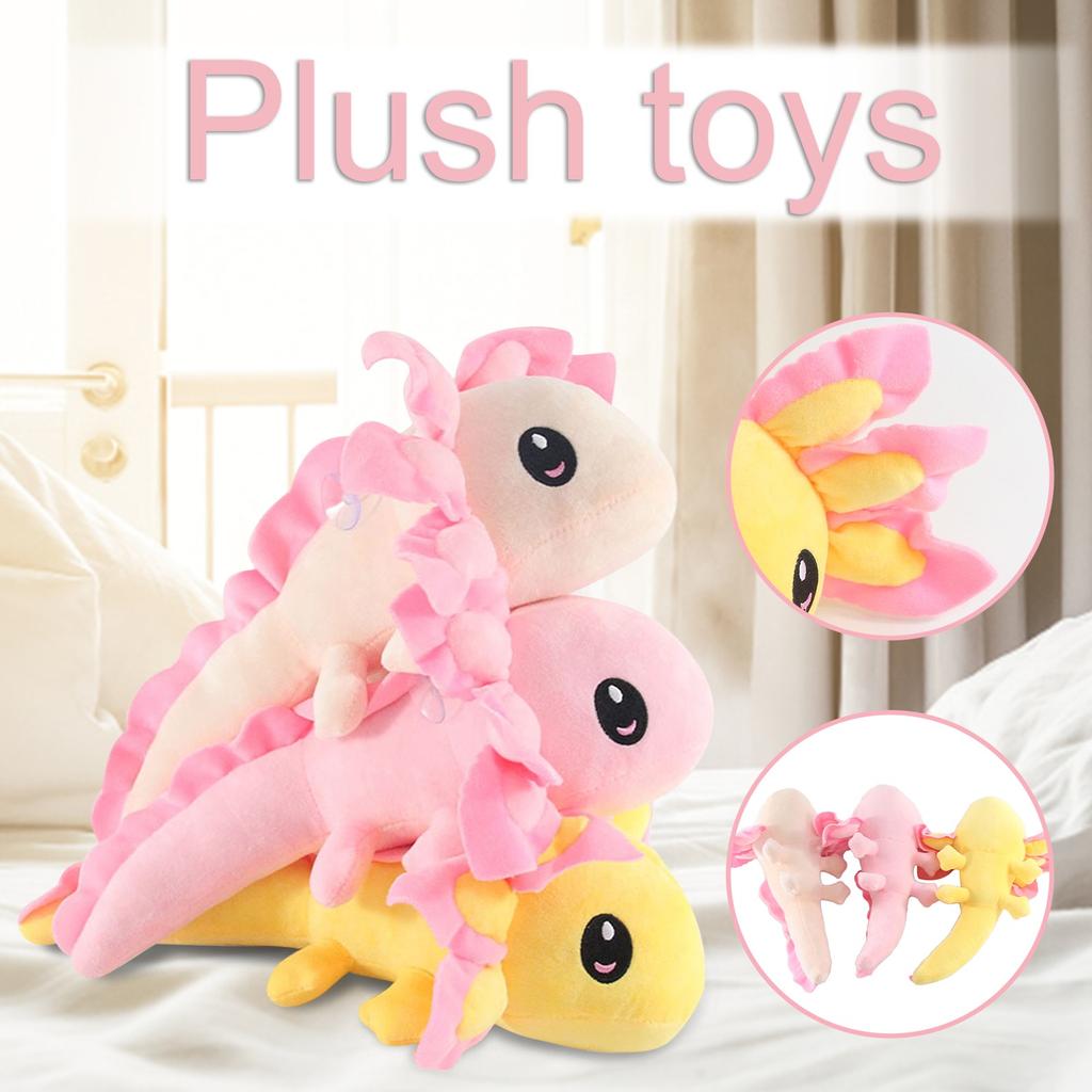 New Axolotl Salamander Plush Doll Cartoon Animal Doll Game Peripheral Children's Toys