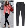 Осень и Зима Толстушка Новые Брюки Харлан на молнии Большой Размер Свободные и Стройнящие Спортивные Штаны Повседневные Брюки Женские