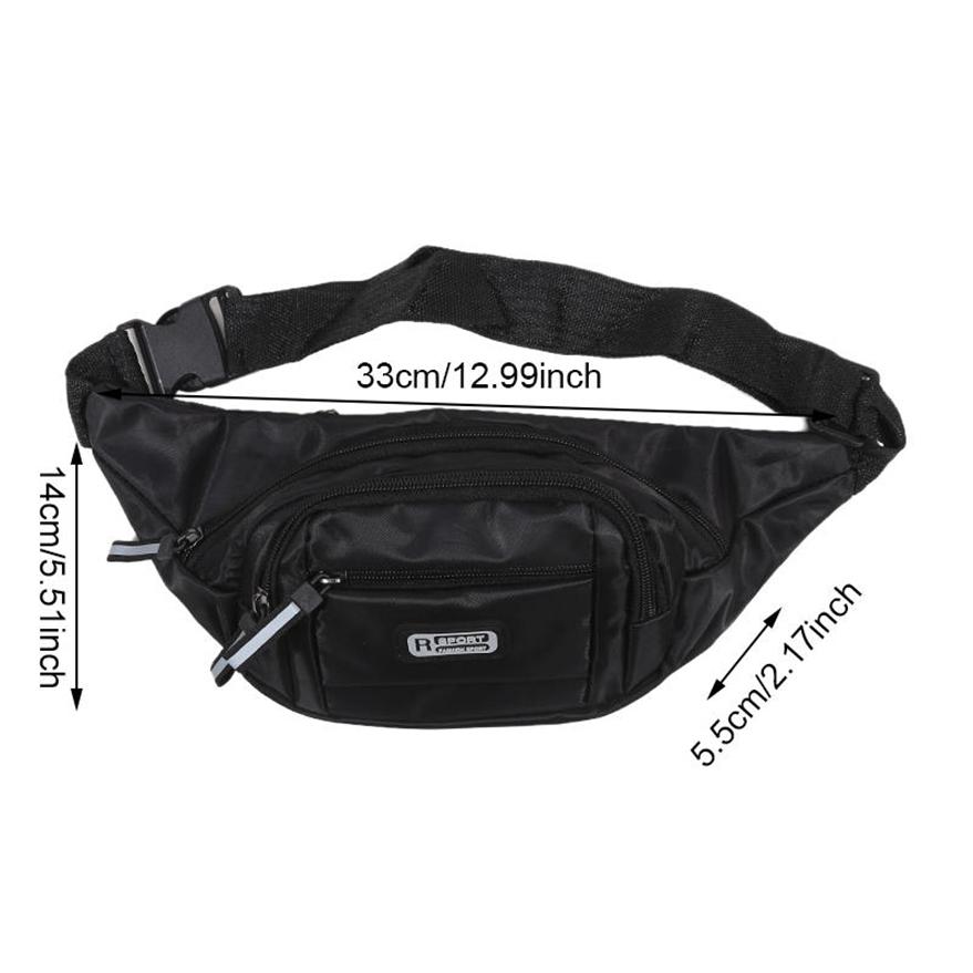 Легкая мужская спортивная поясная сумка на пояс, износостойкая сумка через плечо для путешествий, бега, походов, тренировок