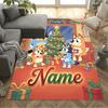 Halloween Friends Costumes Personalized Text Carpet Suitable for Dormitory Game Room Decorate room Study room Anti-slip Rug Anime Office Decor