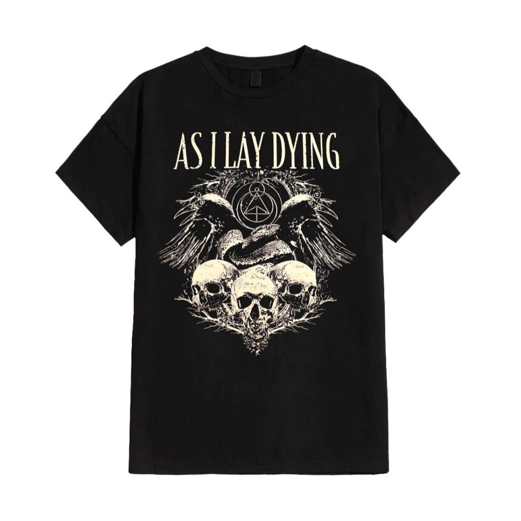 2026 As I Lay Dying Cotton Band Shirt Unisex Summer Short Sleeve Fashion Brand Tee Luxury Casual Vintage