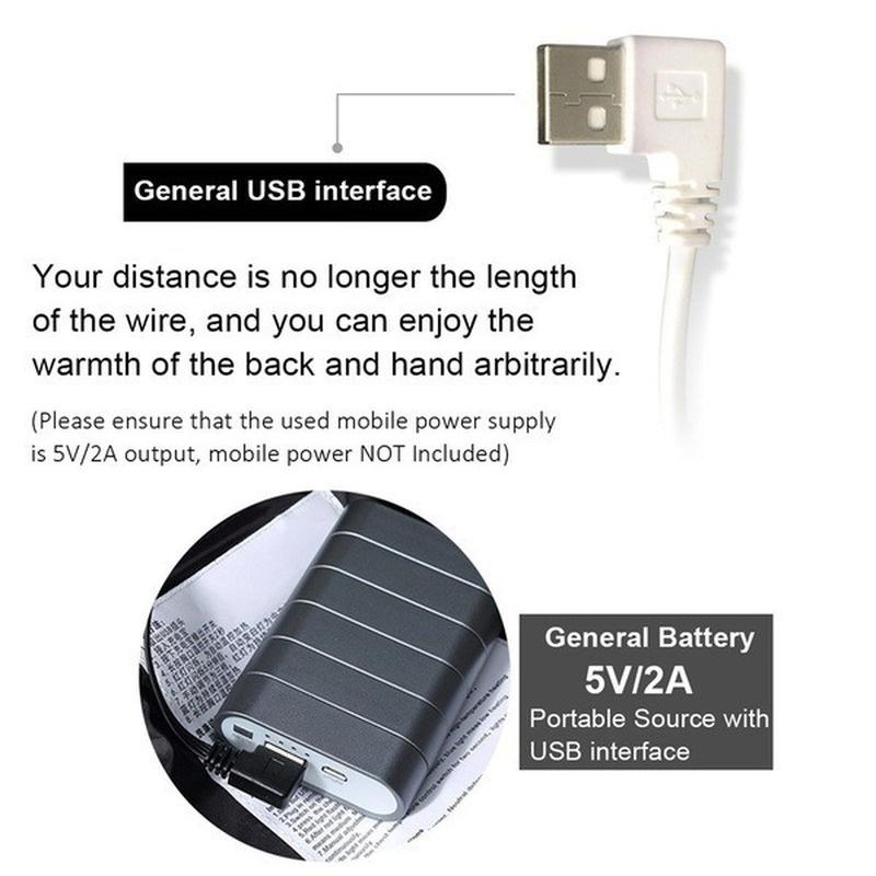 Умный жилет с подогревом USB Мужская зимняя электрическая куртка без рукавов для походов