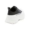 (WMNS) Alexander McQueen Tread Slick Lace Up Low 'Galaxy Black' Women's 633902WHW571027