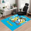 Custom Name The Simpsons Printed Carpet, for Office Chair Living Room Bedroom Kitchen Room Decor Gifts.