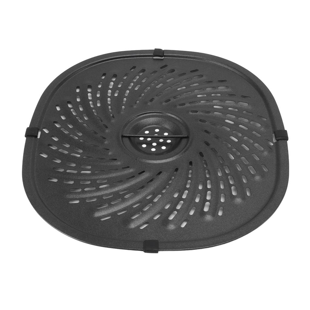 Fryer Grill Pan Replacement Crisper Plate Tray Non Stick Fryer Rack With Oil Brush Silicone Pad