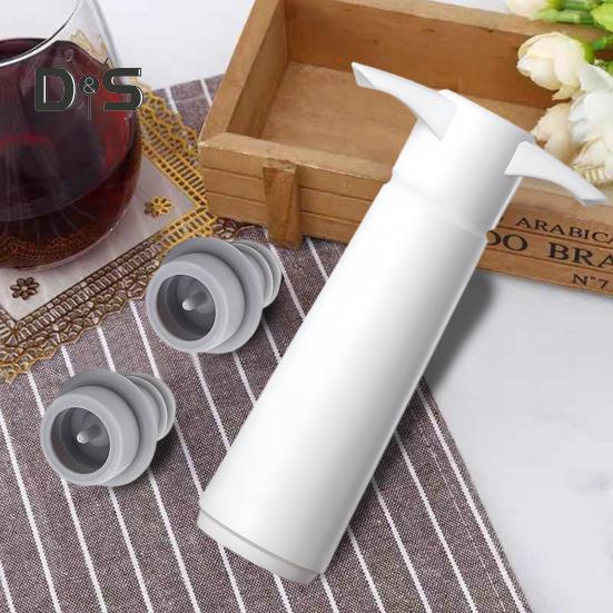 Вакуумный насос для хранения вина с 4 пробками, многоразовый укупорщик бутылок, пробка для красного вина, сохраняет свежесть, предотвращает окисление, аксессуары для вина для домашнего бара