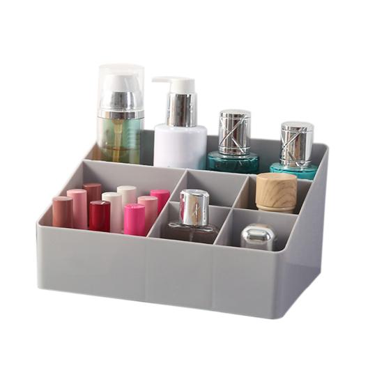 6 сеток косметический органайзер коробка настольный пластиковый контейнер для хранения мелочей