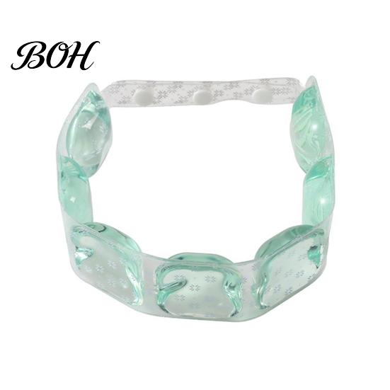 Wearable Neck Wrap 1/2Pcs Cooling for Summer, Reusable Adjustable Ice Pack, Travel Gear Heatstroke Prevention Cooler Collar Outdoor Cycling