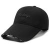 Baseball caps men and women spring and summer extended brim embroidered letter cap sun visor stair cloth sun hat