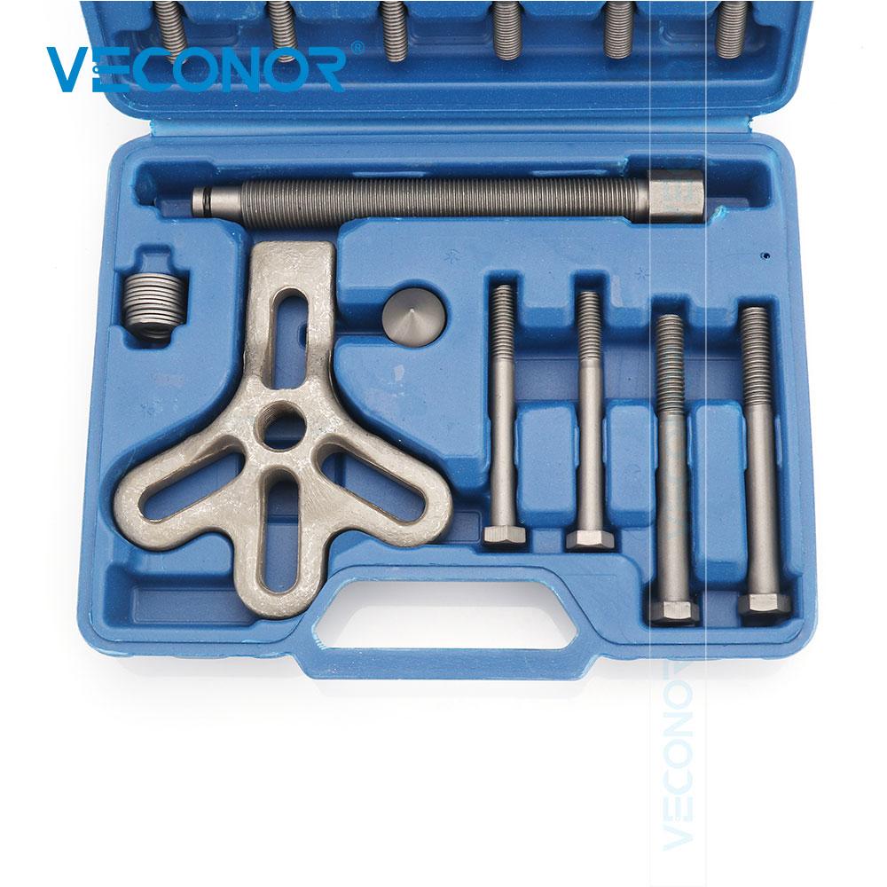 VECONOR 13PCS Auto Steering Wheel Puller Harmonic Balancer Gear Pulley Crankshaft Tools Kit Special Disassembly Removal Tool Set