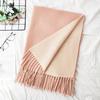 Thickened Solid Color Double Sided Imitation Cashmere Scarf Autumn and Winter Atmosphere Women's High End Versatile Men's Scarf Warm Shawl
