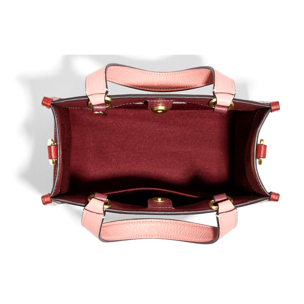 New COACH Dempsey Cow Leather Tote Bag, Shopping Bag, Crossbody Bag, Handbag Trumpets Women's Khaki Monogram CC424-IME7V