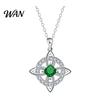 Celtic Knot Jewelry Necklace Witches Birthstone Sparkling Symbol Delicate Pendant Wiccan Spiritual Gift for Women Mom Wife Girlfriend Rhinestone