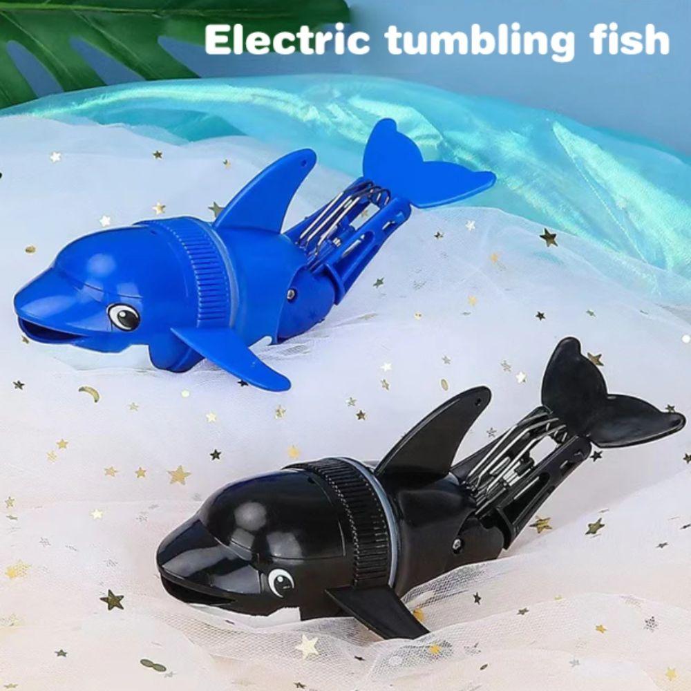 Electric Powered Electric Fish Toy Rolling Motion Water Playing Toy Gift Giving