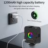 Pocket Full Color RGB Fill Light Portable LED Video Mini Fill Light For Camera Smart Phone For Laptop Camera Adjustable RGB Lamp