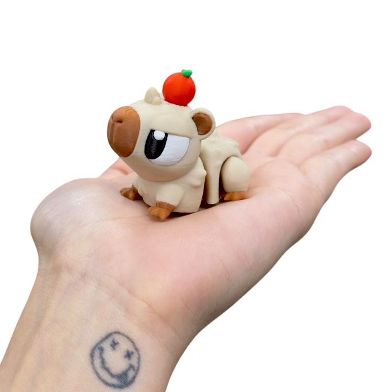 Mini Baby Animals - Cute 3D Printed Articulated Toy Figures - Collectible Figurines Decor