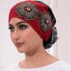 Breathable Embroidery Lace Turban Caps for Women