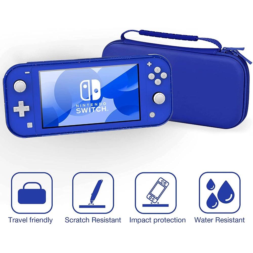 Чехол Switch Lite с мягким блестящим защитным чехлом из термополиуретана, игровая карта, 6 колпачков для большого пальца для Nintendo Switch Lite, комплект аксессуаров