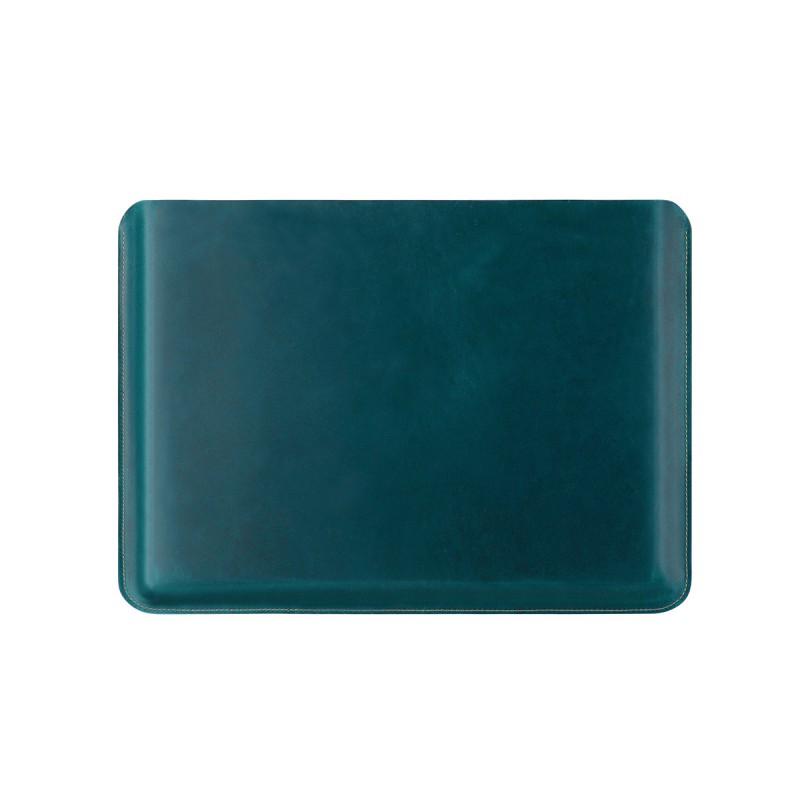 Slim Genuine Leather Laptop Sleeve 16-inch MacBook Pro M1/M2/M3 Crazy Horse Finish Unisex Breathable Interior