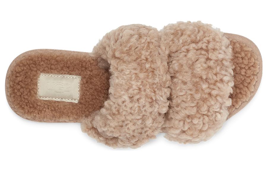 UGG Мягкие, удобные, легкие мюли, тихие шлепанцы-сабо, женские, цвет песочный 1130837-SAN
