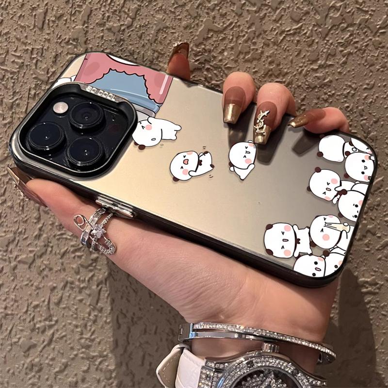 Kawaii Puppy Print Silicone Phone Case For iPhone 17 16 15 13 12 11 ProMax Pro Plus Shockproof & Anti-Scratch Phone Case Bumper