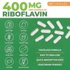Riboflavin Vitamin B2 Dietary Supplement supports energy metabolism and cellular health.