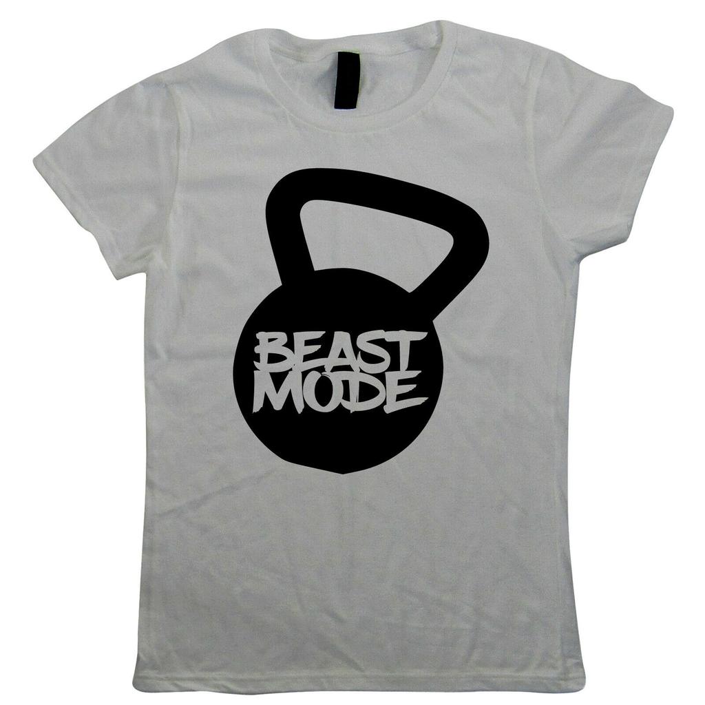 Футболки унисекс с гирями Beast Mode Kettlebell Her