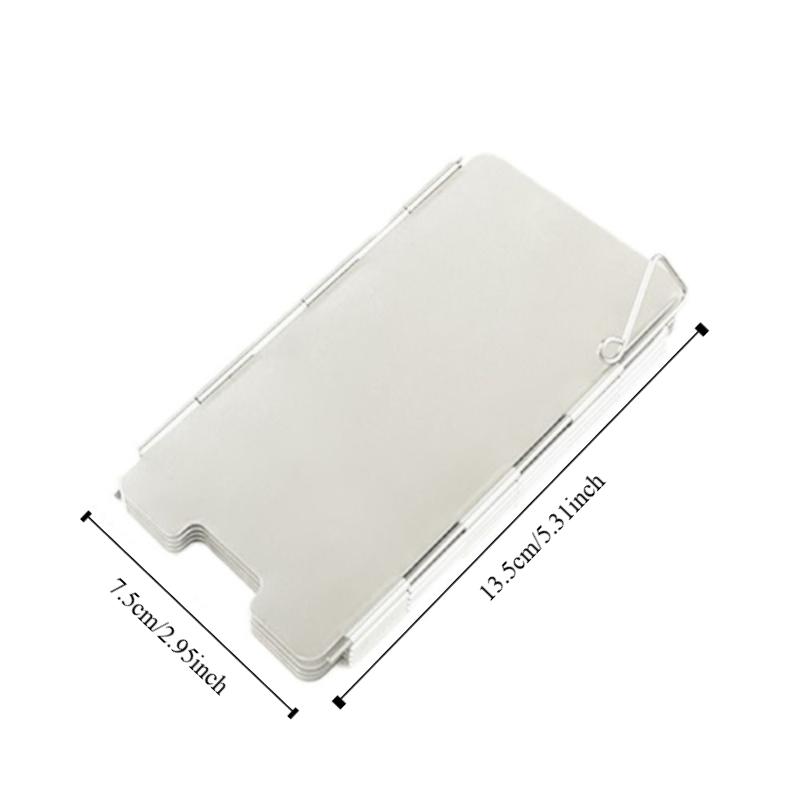 Aluminum Camp Stove Windshield 9 Plates Camping Equipment Camping Cooking Wind Shield Camping